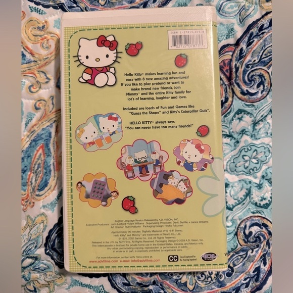 Vintage Hello Kitty’s Paradise Learn With Love VHS - Picture 2 of 5